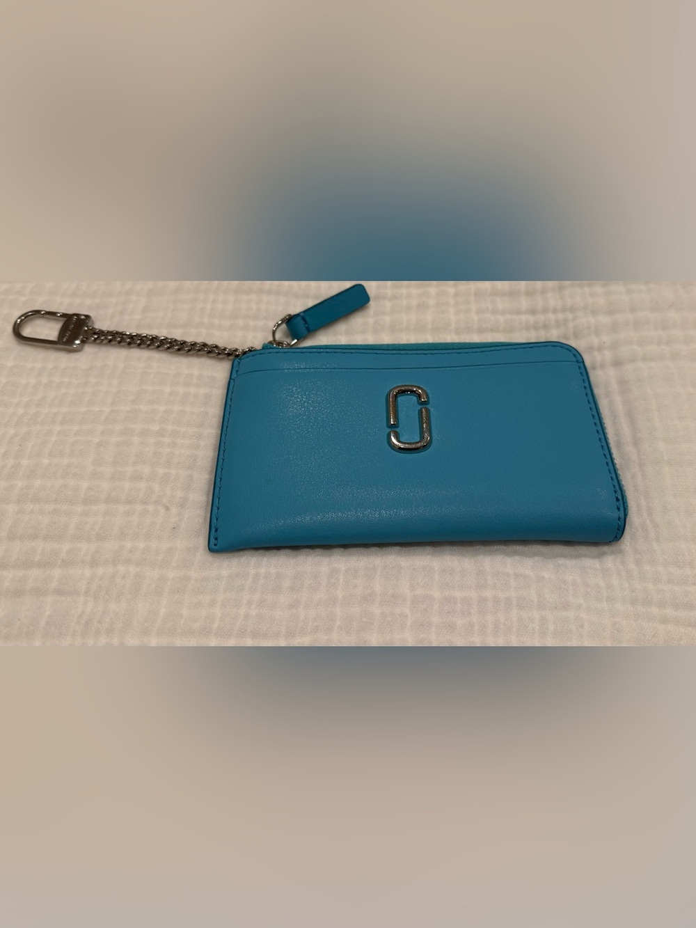 Marc Jacobs Sky Blue Leather Wallet